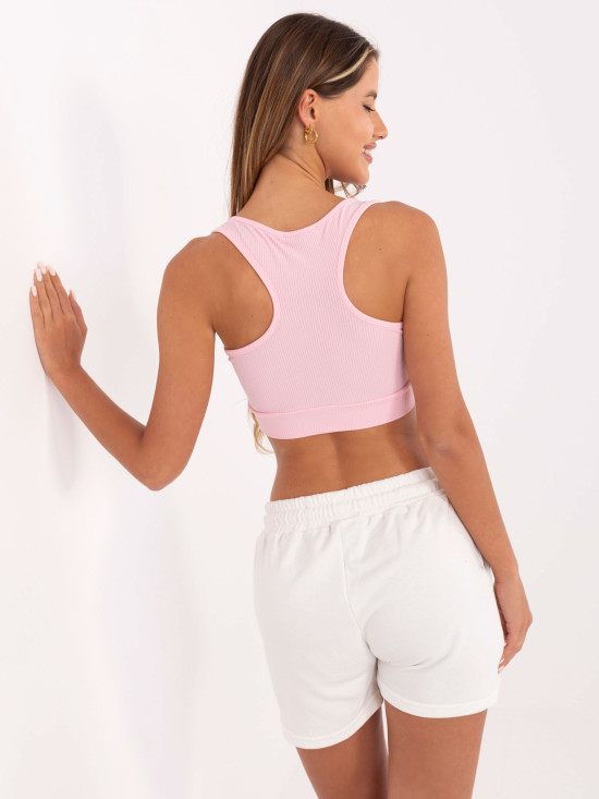 Light Pink Short Top RUE PARIS