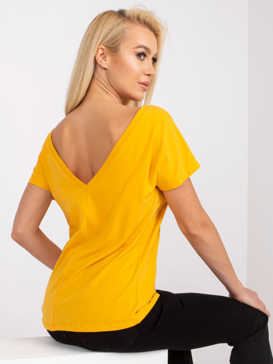 Dark Yellow Women's T-Shirt Fire