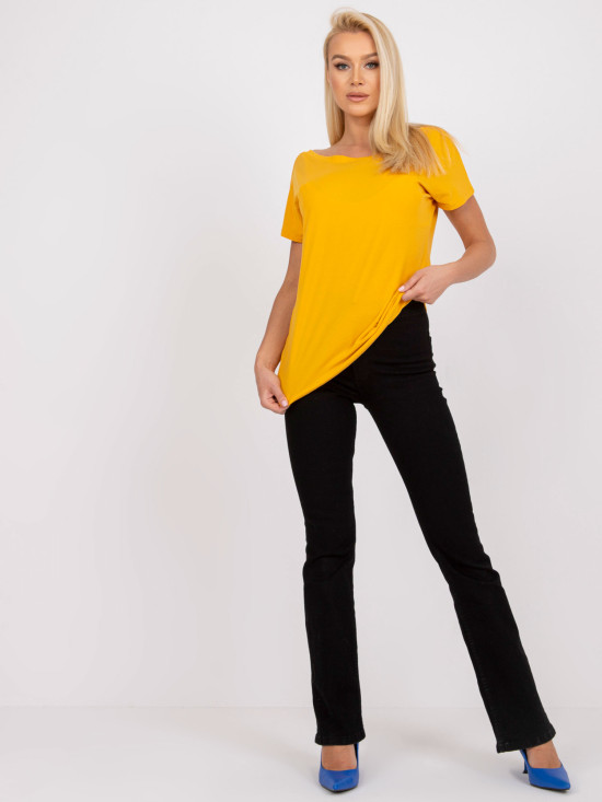 Dark Yellow Women's T-Shirt Fire