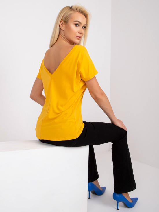 Dark Yellow Women's T-Shirt Fire