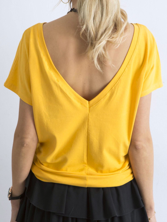 Dark Yellow Women's T-Shirt Fire