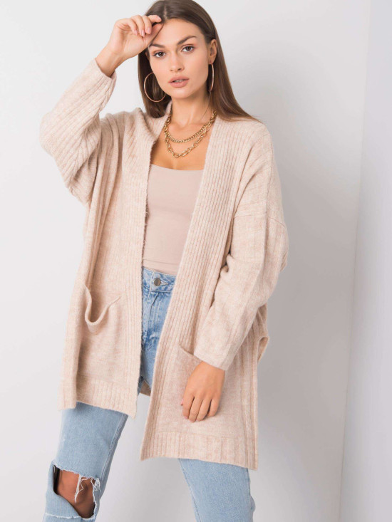 Beige RUE PARIS Cardigan