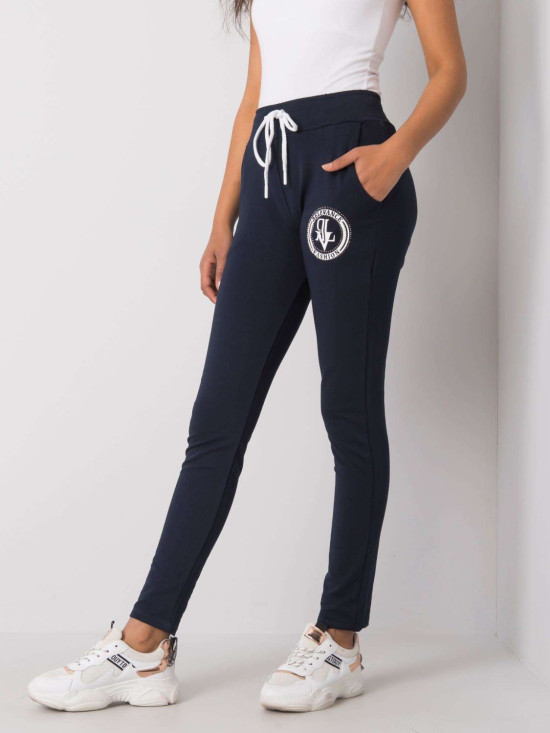 Navy Blue Sweatpants with Application