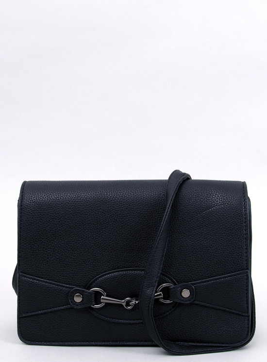 Black handbag made of eco-leather