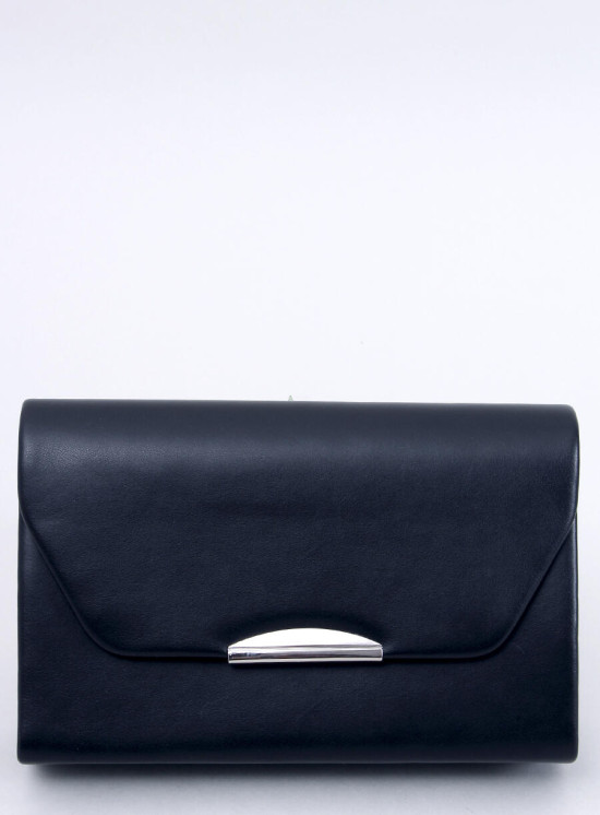 Black small leather handbag