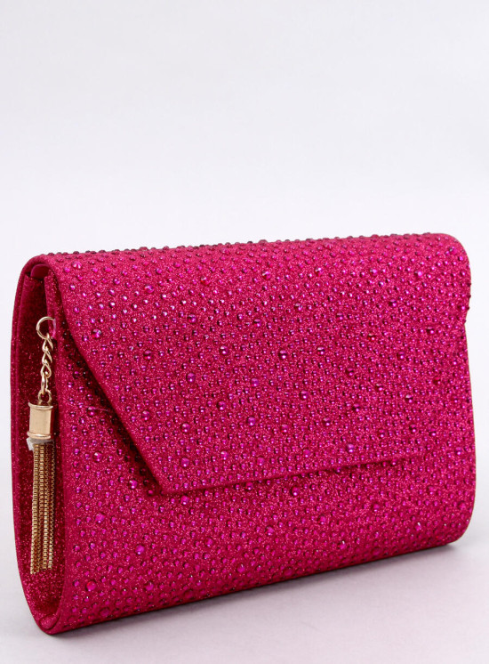 Women's shiny pink handbag