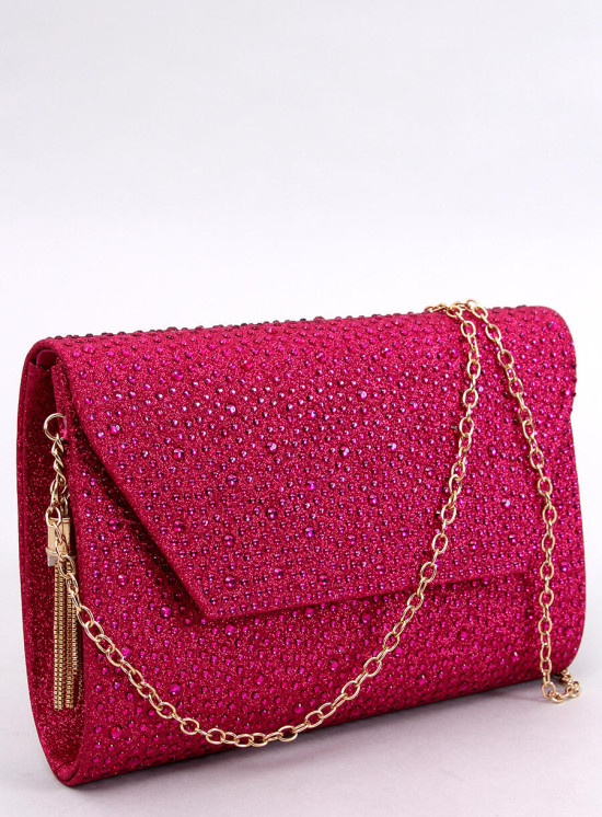 Women's shiny pink handbag