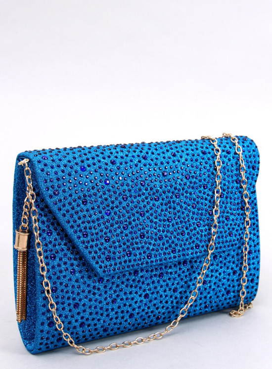 Women's shiny royal blue handbag