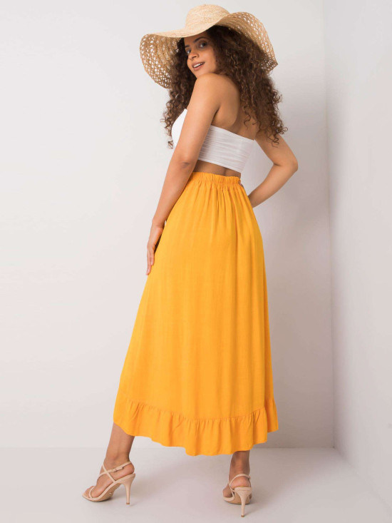 OCH BELLA Asymmetrical Orange Skirt