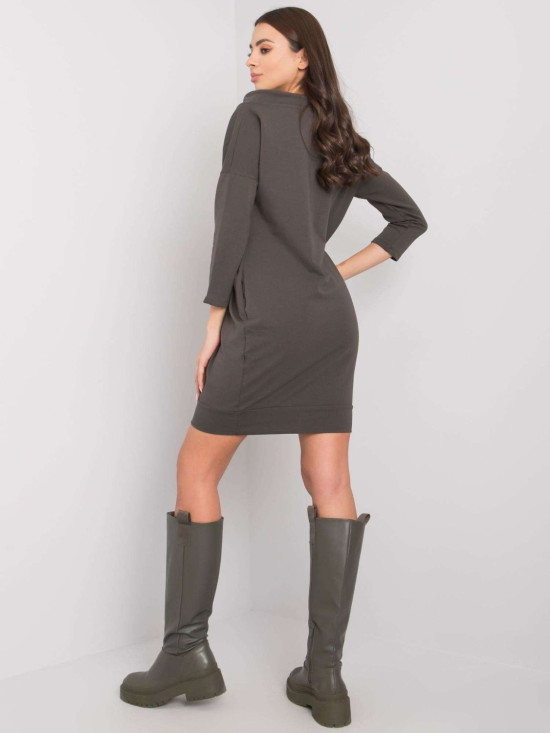 Stylish Khaki Dress