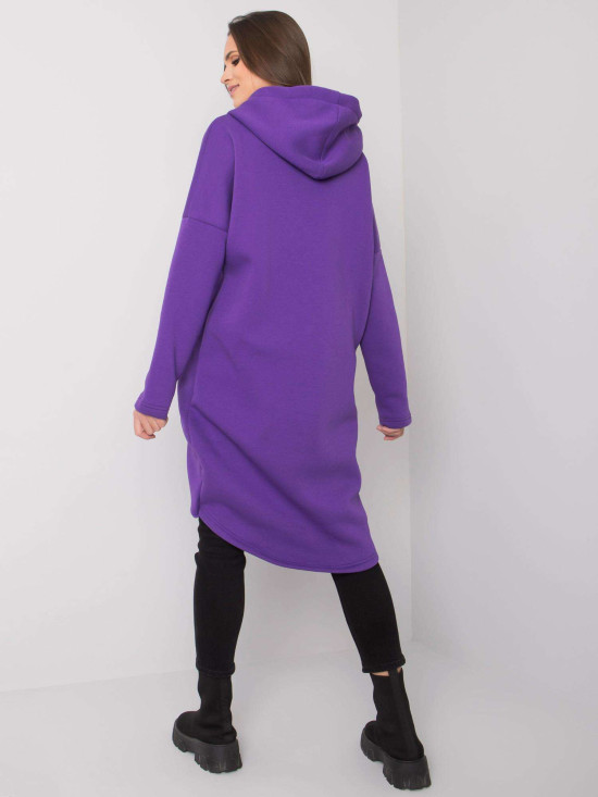 Women's Hooded Sweatshirt in Dark Purple