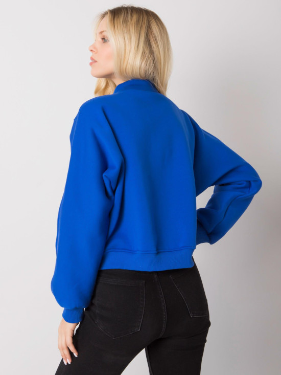 Cobalt Blue Long Sleeve Hoodie