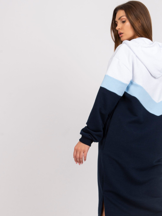 Oversize Midi Dress with Hood