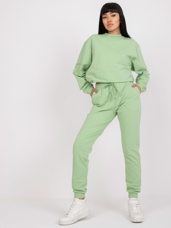 Comfortable Jogging Pants in Pistachio Color
