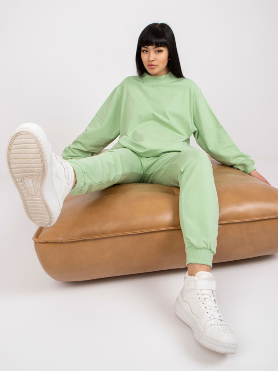 Comfortable Jogging Pants in Pistachio Color