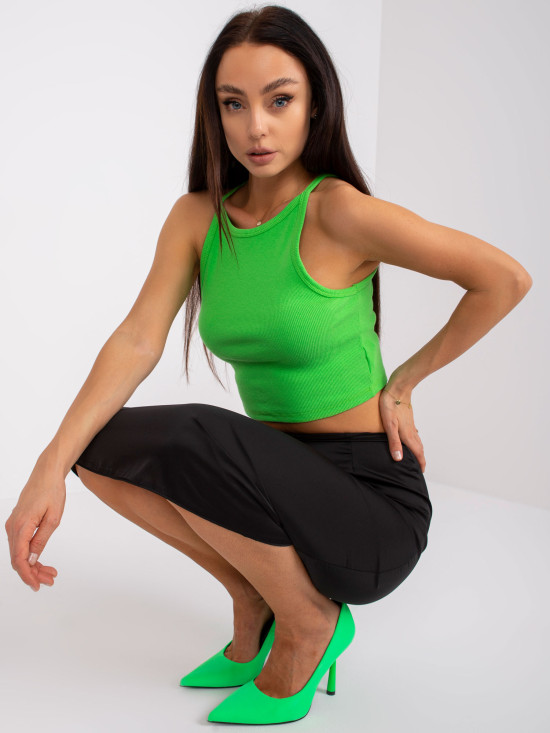 Elegant Black Midi Skirt