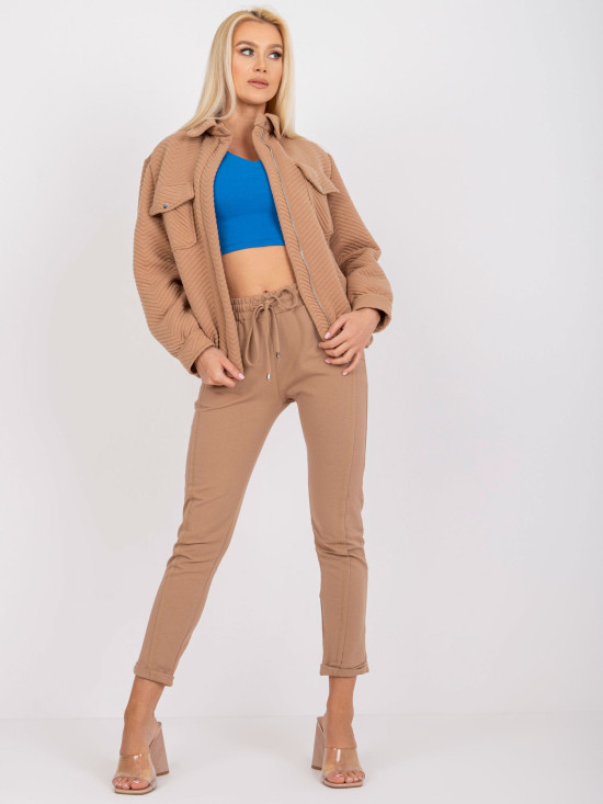 Stylish Transitional Jacket in Camel Color