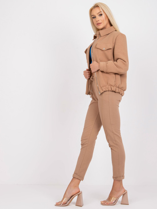 Stylish Transitional Jacket in Camel Color