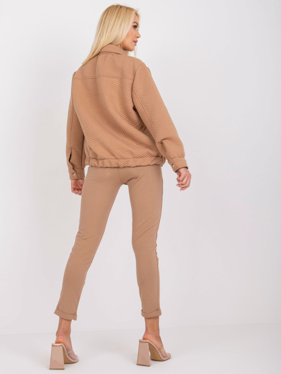 Stylish Transitional Jacket in Camel Color