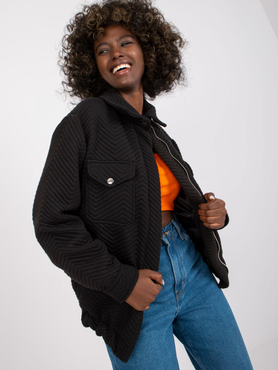 Stylish Black Transitional Jacket