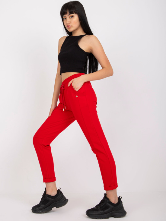 Stylish Red Sweatpants