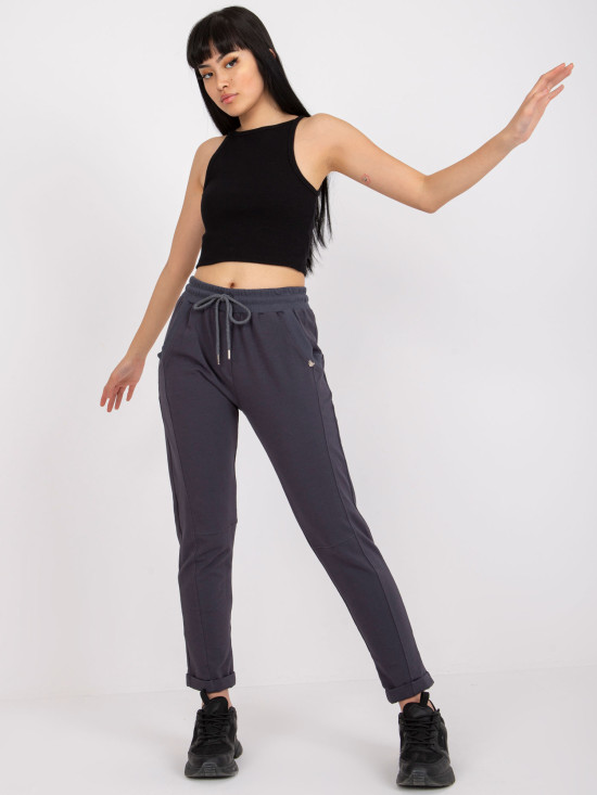 Stylish Sports Pants in Graphite Color