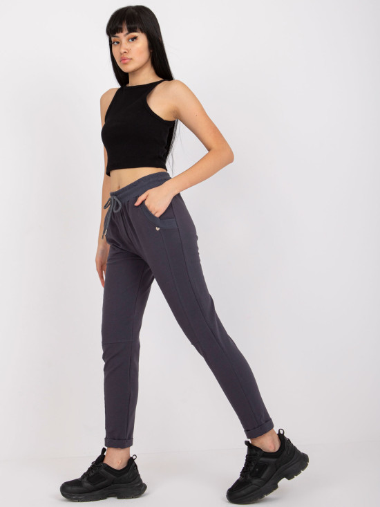 Stylish Sports Pants in Graphite Color