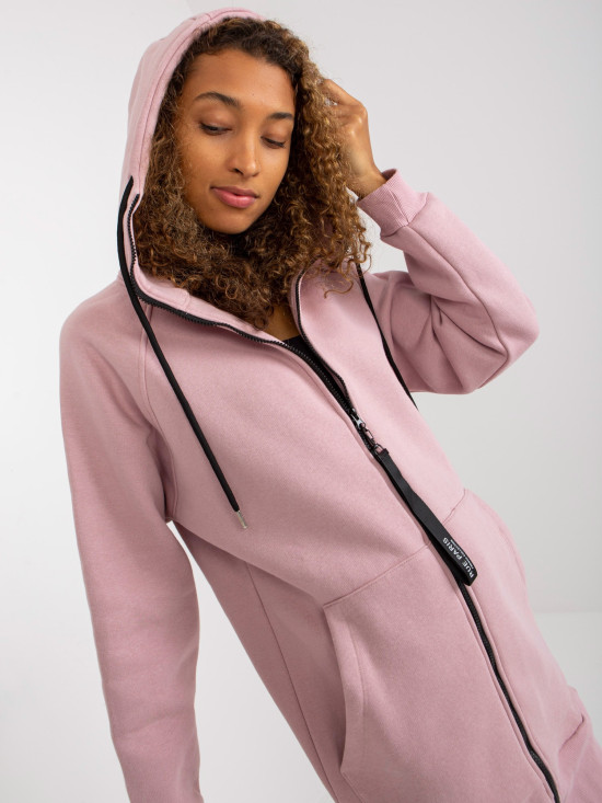 Pink Long Hoodie RUE PARIS