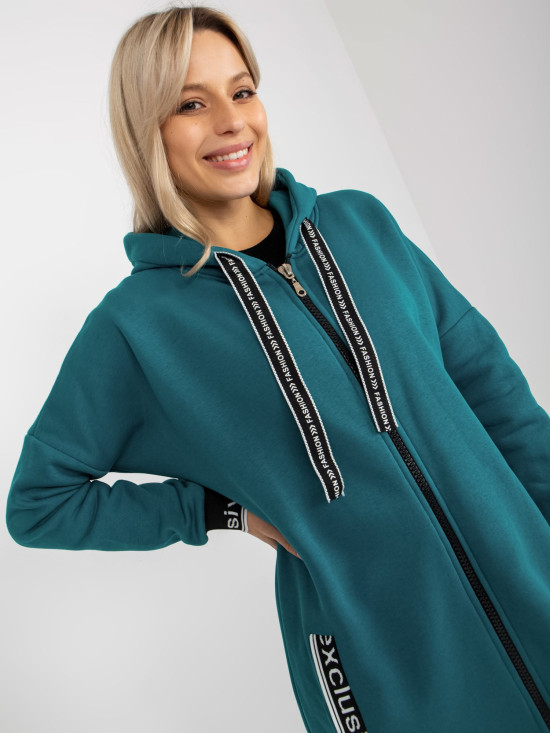 Long Hooded Sweatshirt with Pockets Mayar