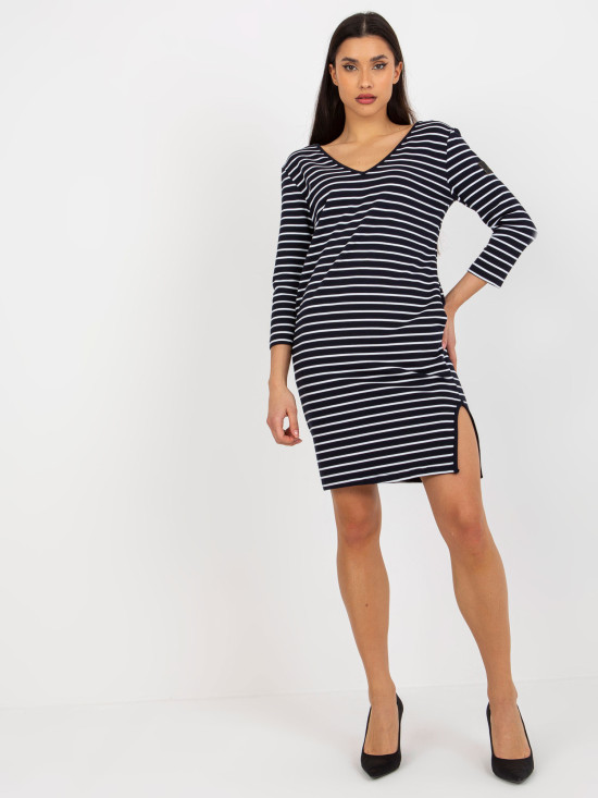 Blue and White Striped Dress OCH BELLA