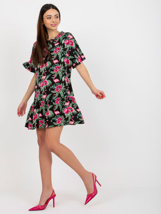 Summer Floral Dress with Ruffles SUBLEVEL
