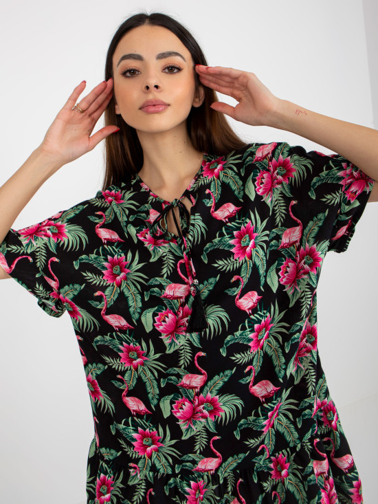 Summer Floral Dress with Ruffles SUBLEVEL