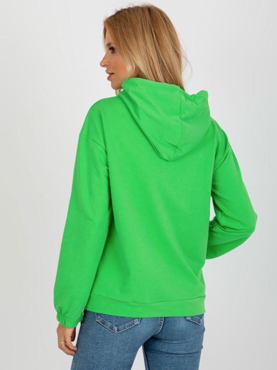 Green Hoodie with Patch
