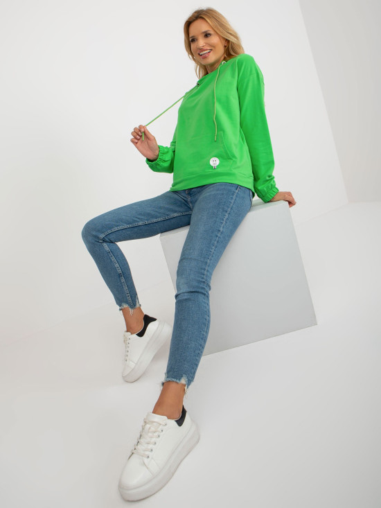 Green Hoodie with Patch