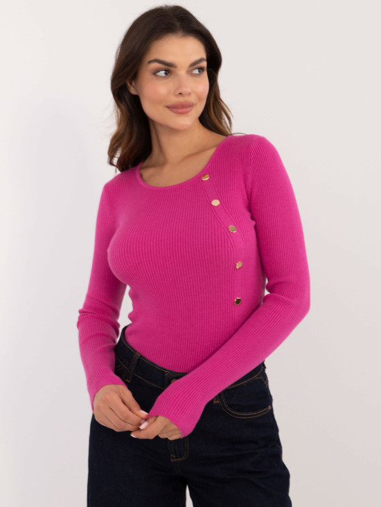 Elegant Fuchsia Sweater