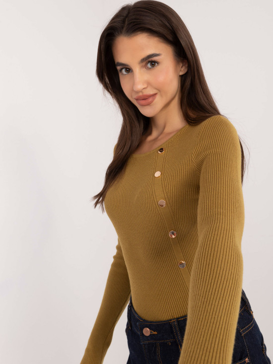 Elegant Olive Sweater