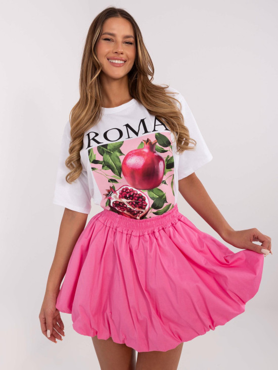Pink Mini Bubble Skirt