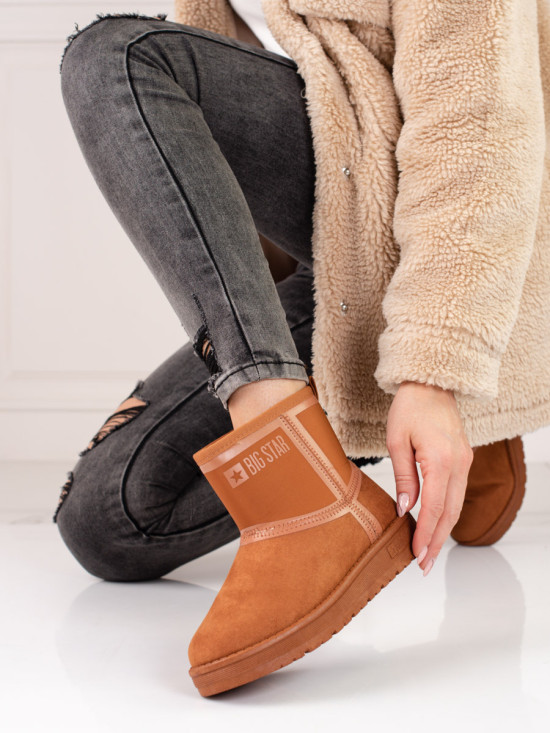 Women's snow boots BIG STAR brown