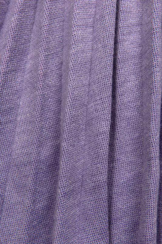 Purple girl's dress with a belt