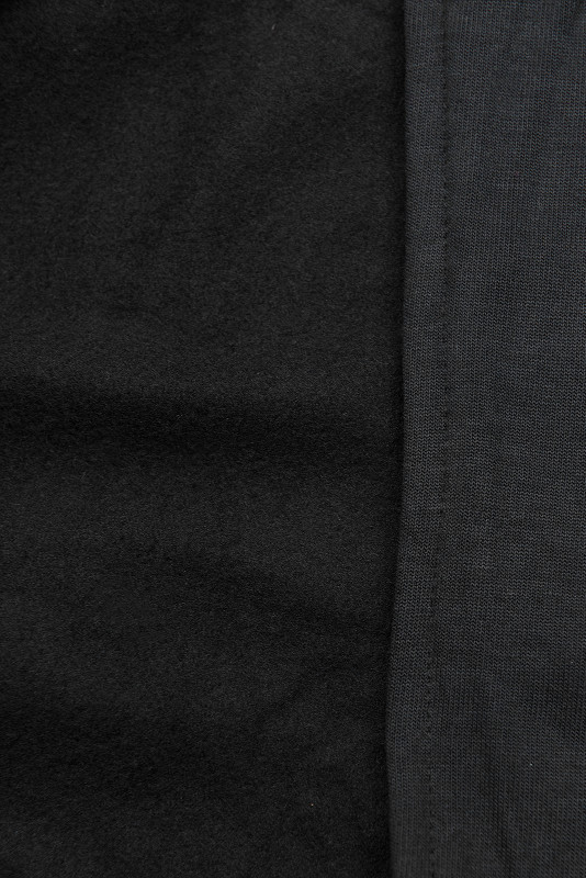 Basic zip-up hoodie in black