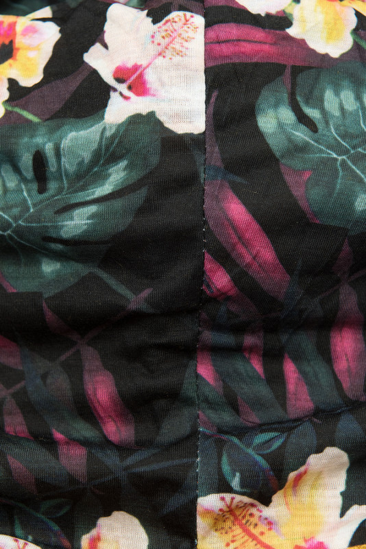 Mustard yellow hoodie with two-way zip fastening