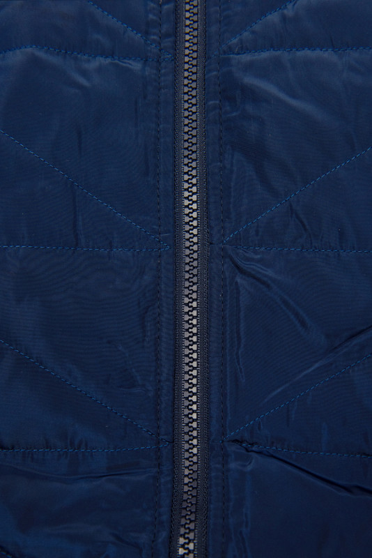 Blue elongated hoodie
