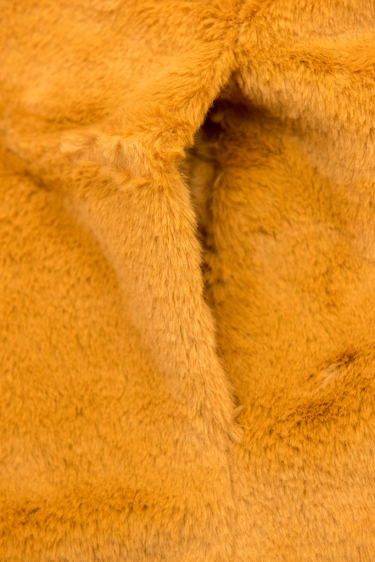 Reversible hooded jacket with fleece inner site sun yellow