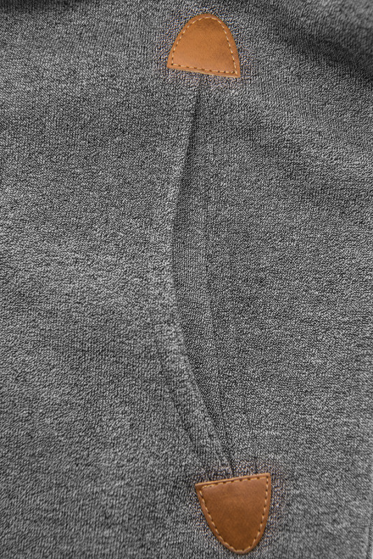 Sweatshirt dress dark gray