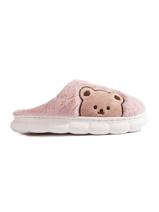 Pink women's slippers BEAR