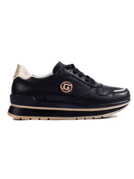 Sports -elegant sneakers black/gold