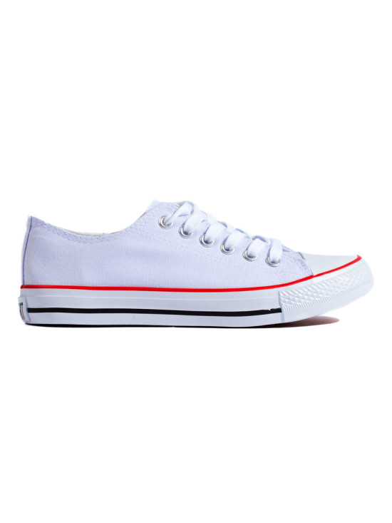 Light lilac women's canvas sneakers
