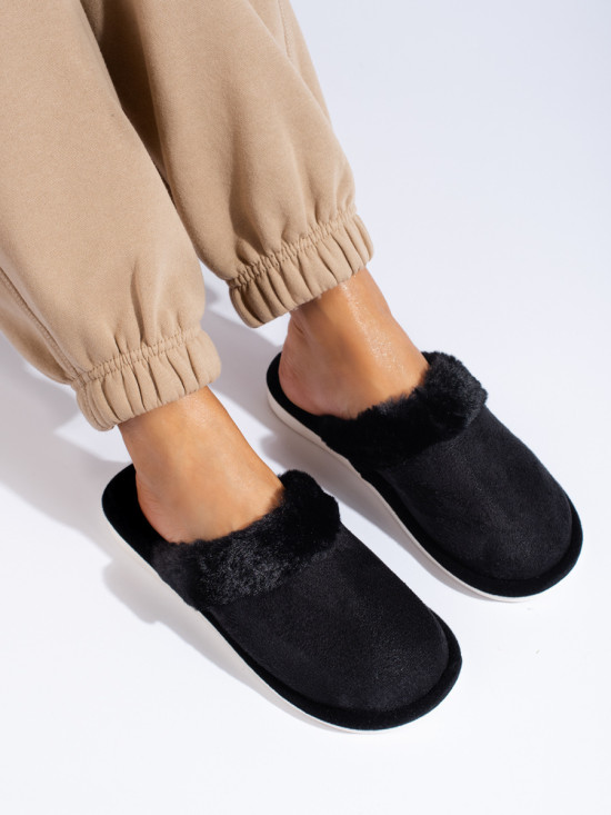 Black ladies slippers