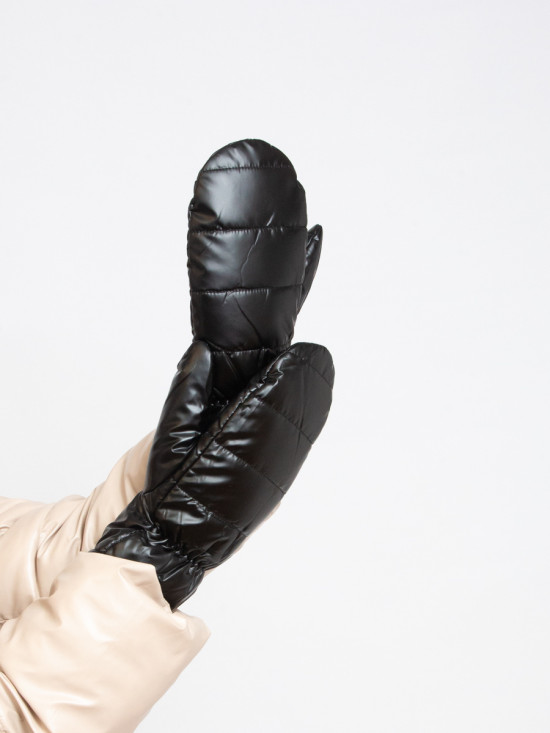 Black women's gloves - mittens