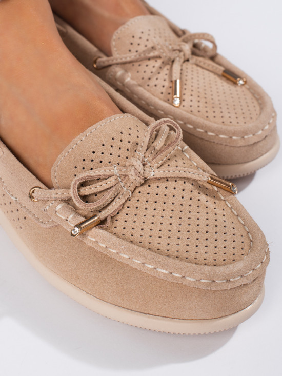 Beige Women's Moccasins